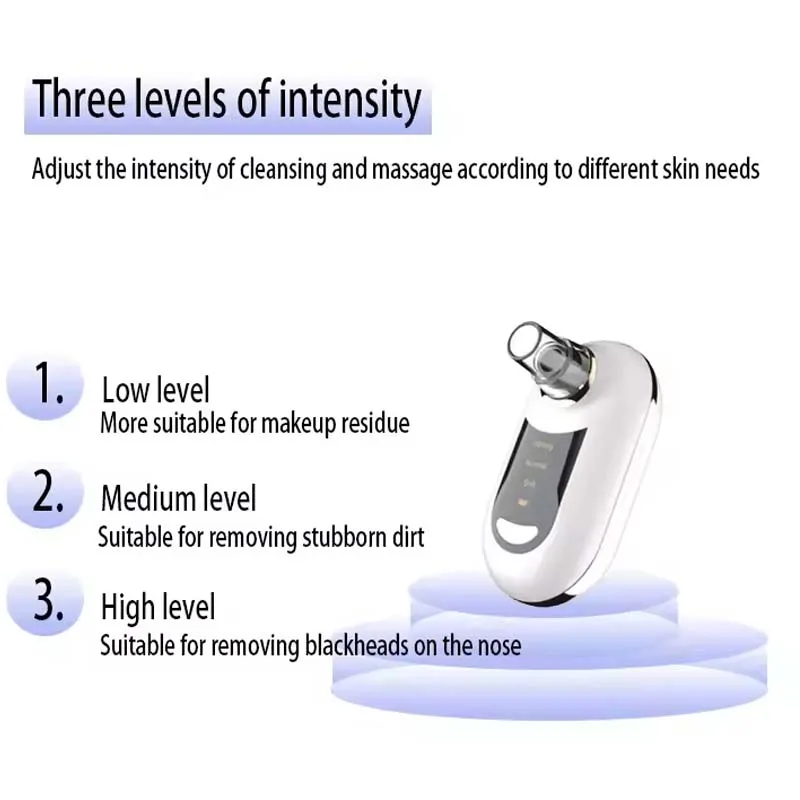 Odkurzacz do usuwania zaskórników elektryczny przyrząd do usuwania zaskórników maszyna do usuwania trądziku urządzenie do oczyszczania porów USB Charge maszyna do odsysania nosa