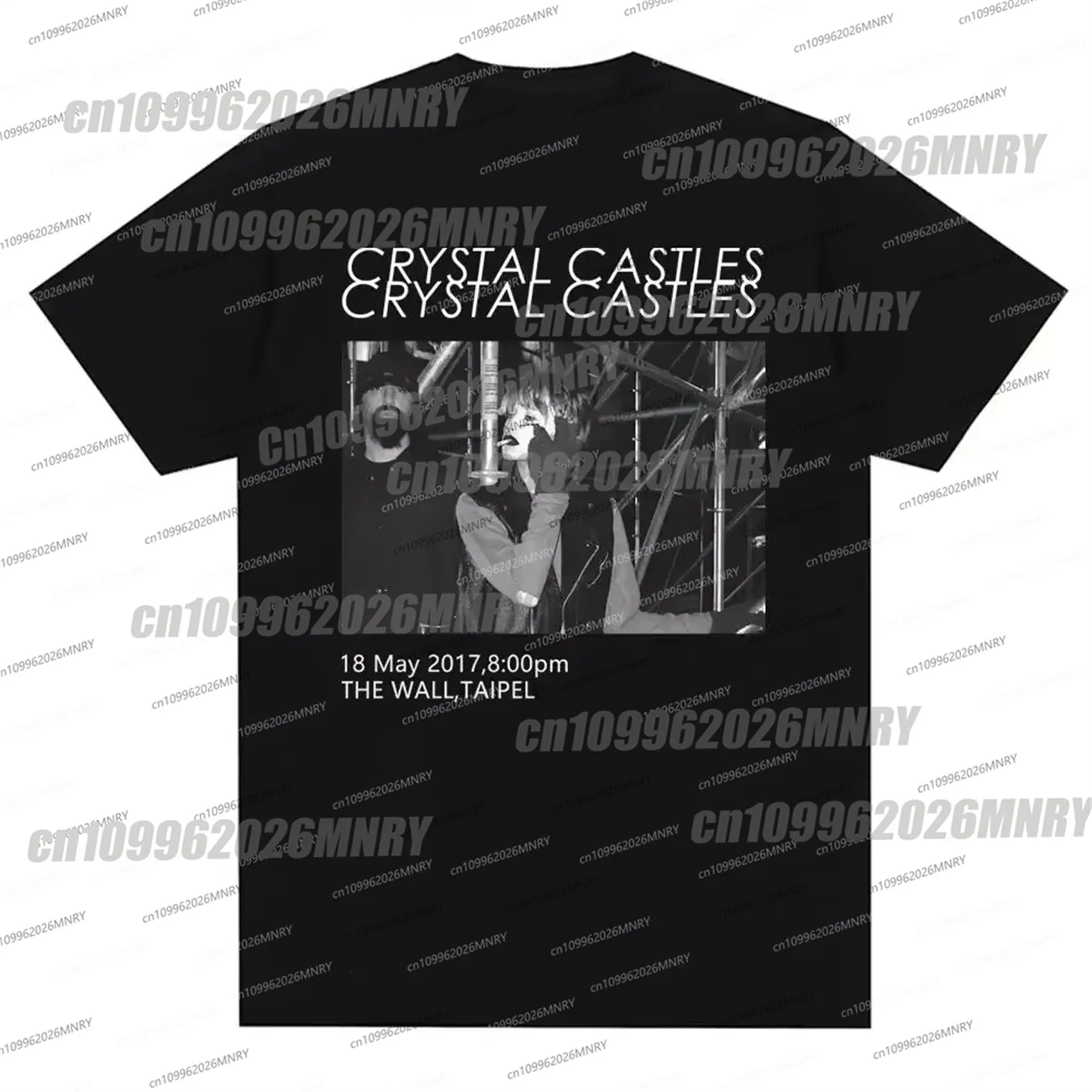 Cotton Tees Casual Crystal Castles Fashion Kid cycling tshirt Crew Neck Streetwear Men T Shirt Women Free shipping Men T Shirt