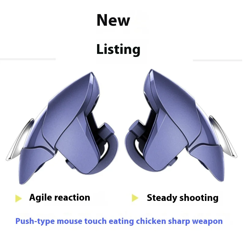 New Tiktok Chicken Eating Artifact Blue Shark Gunfight Game Controller Peripheral Physical Assistance Black Technology For Apple