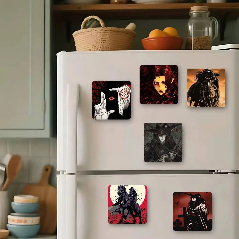 V-Vampire Hunter D Refrigerator Magnets Cartoon Magnetic Personality Decorations Creative Gifts