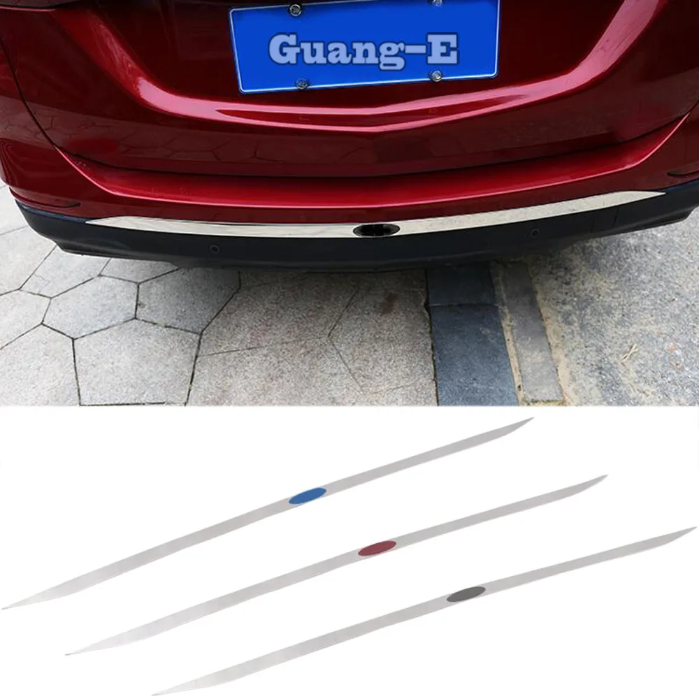 

Для Chevrolet Equinox Third GE 2017 2018 2019 2020 автомобильная задняя дверь номерной двери багажник бампер рамка пластина отделка лампы багажник 1 шт.