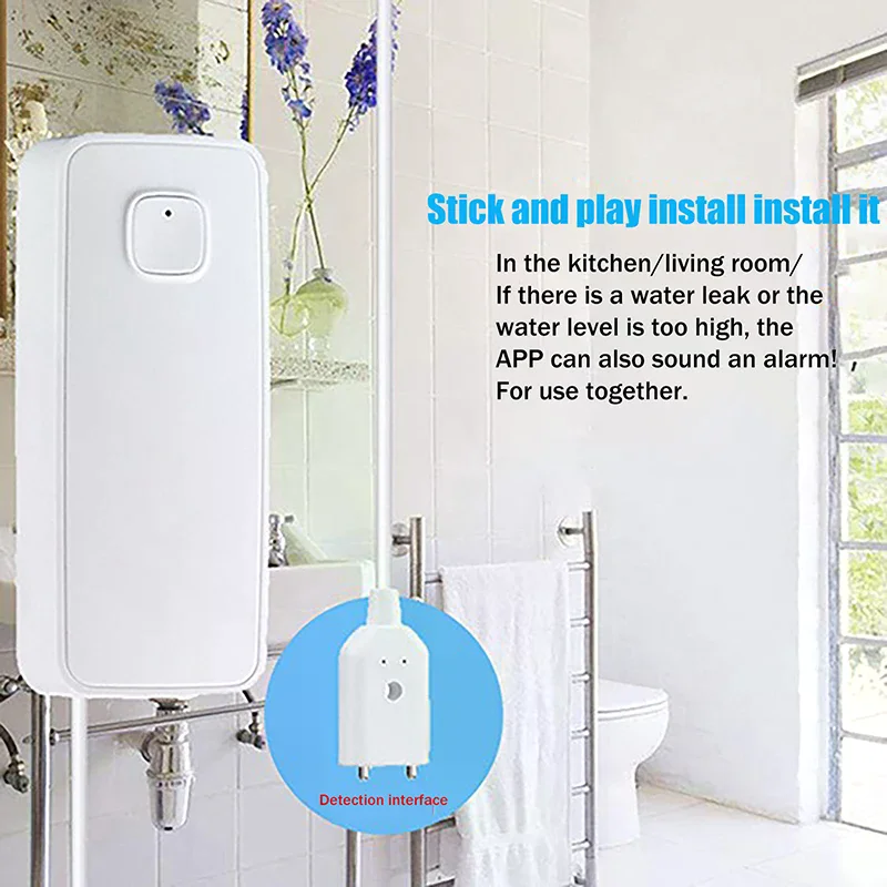 

WiFi Water Leakage Sensor Water Leak Detector Flood Leakage Sensor Smart Life Home Safety Alarm System