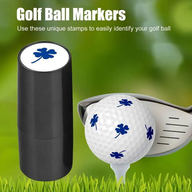 Waterproof Golf Ball Marker Waterproof Golf Ball Marking Stamp Flexible Multifunctional Reusable Assorted Golf Ball Seal Mark