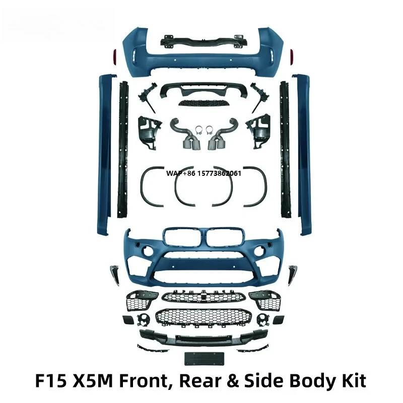 

Body Kit Car Parts Car Bumpers Suitable for 14-18 Model X5 F15 Modified X5M Front Bumper and Rear Bumper Assembly