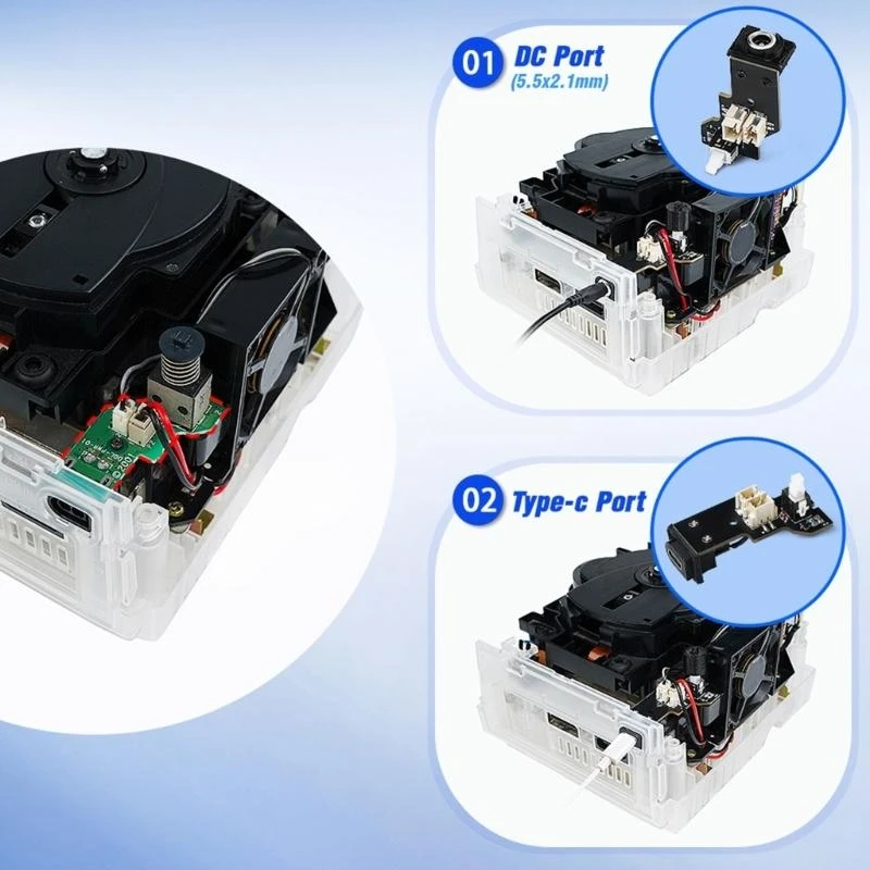 Game Console Power Modul Gaming Accessoires Typ-C-Schnittstellenmodul 12V 3A Netzteil Schnellinstallation