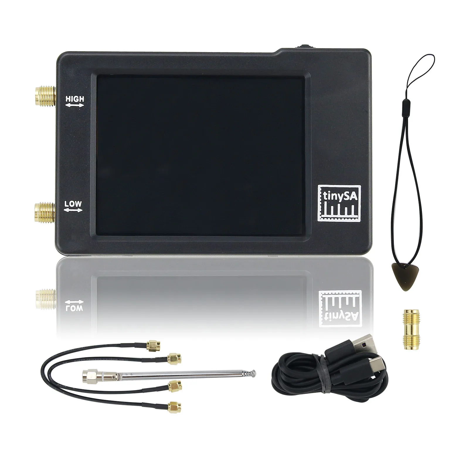 

2.8" Touch Screen Display TinySA Handheld Spectrum Analyzer With Built-in Battery Four Modes