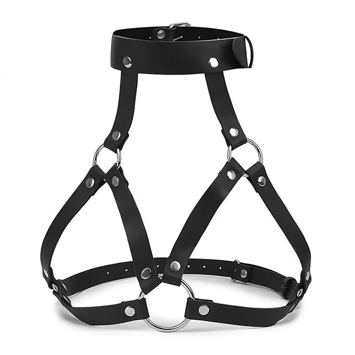 Sexy Women\'s Harness Bra Bondage Cage Underwear Suspenders Leather Harness Bdsm Lingerie Sword Belt Straps Gothic Decor Belt