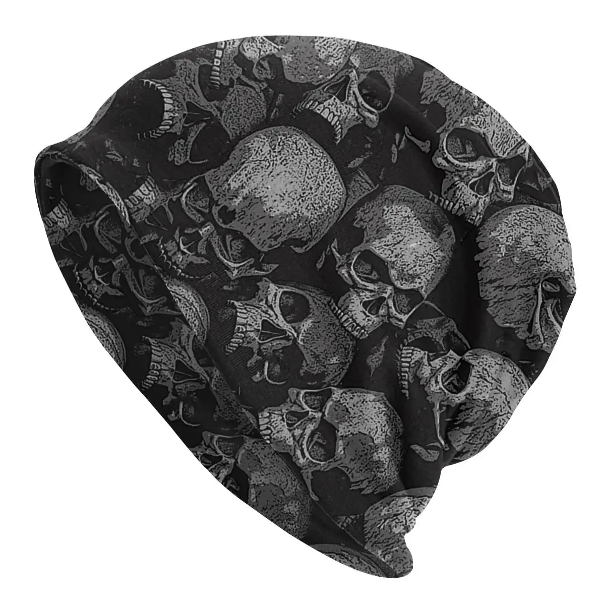 Skeleton Skull Bone Men Women's Beanie Hats Totally Gothic Knitted Hat Hip Hop Earmuff Bonnet Street Skullies Beanies