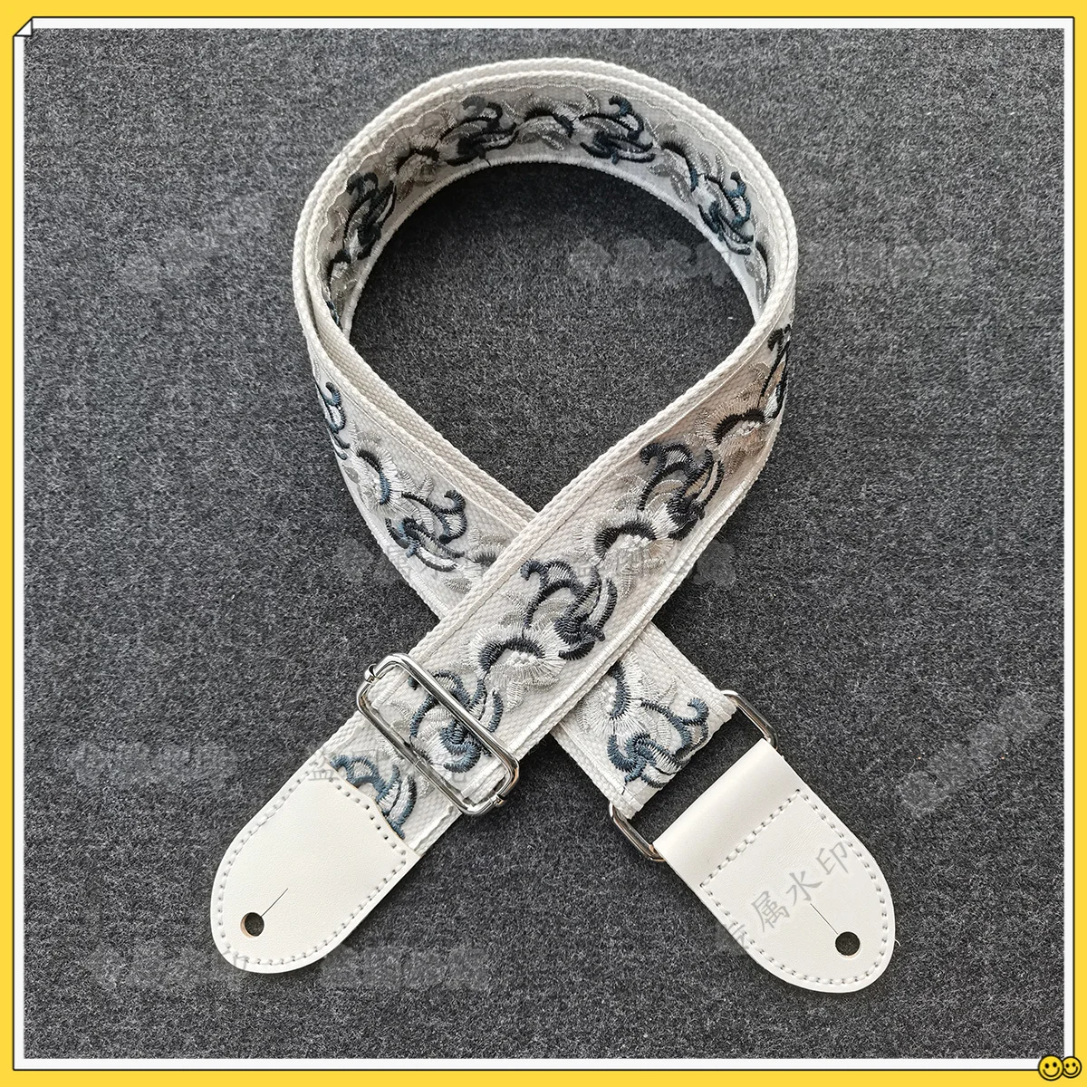 

guitar strap embroidered embroidered personalized universal couple electric guitar bass strap imported first layer cowhide