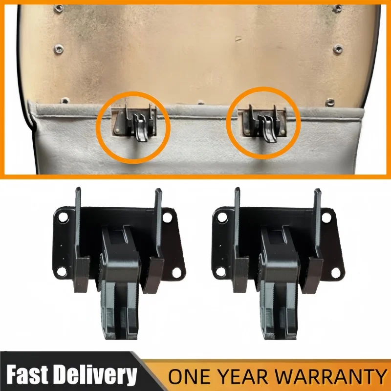 Interior Front Seat Backrest Cover Buckle Back Side Fixing Clip For AUDI A4 B7 04-08 A3 S3 8P 04-12 A6 S6 C6 05-11 Q7 4L 07-15