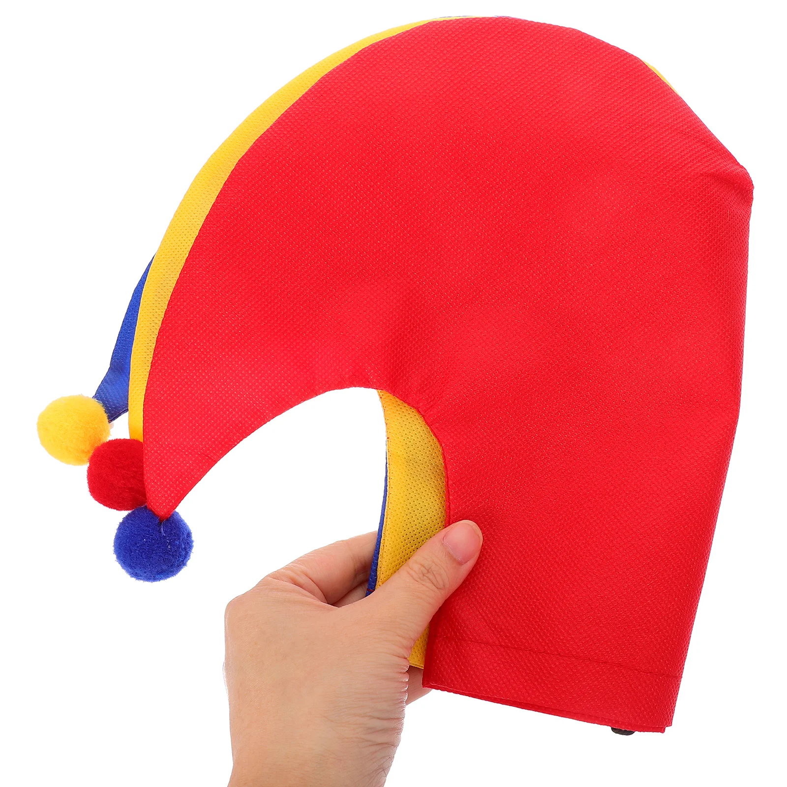 Clown Hat Halloween Party Makeup Costume Props Pompom Funny Adult Mardi Gras Hats Headdress Cloth Performance Child