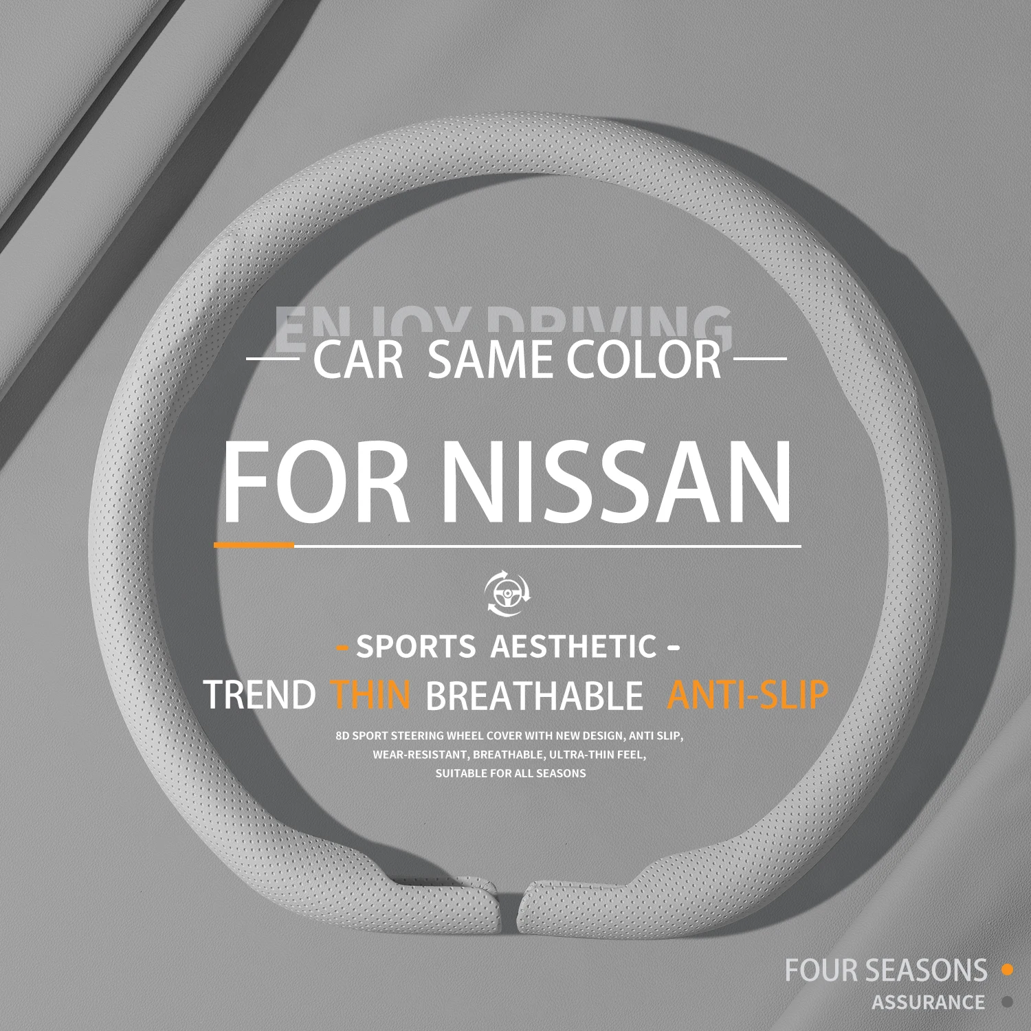 

Suitable For Nissan Car Steering Wheel Cover 14 Generations Classical Sylphy N7 Qashqai X-Trail Land Exploration Sunshine Qida