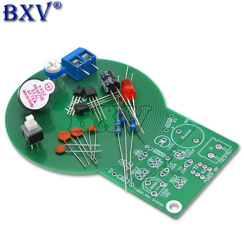 JS-60 Metal Detector Electronic Kit DC 3V-5V 60mm Non-contact Sensor Board Module DIY Electronic Part Metal Detector DIY Kit