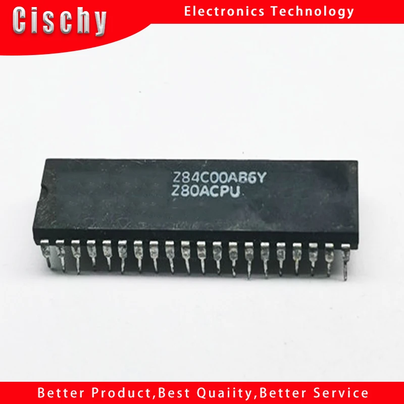 

1pcs/lot Z84C00AB6 Z80A CPU DIP-40 In Stock