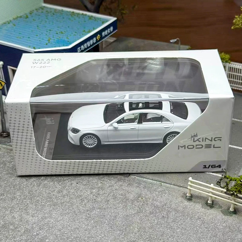 

KINGMODEL 1:64 Scale S65 AMG W222 Alloy Metal Car Model Static Collection Decorated Holiday Gifts Toys Souvenir Gif