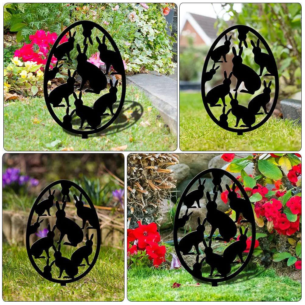 

Пасхальное украшение для двора: акриловая подставка для яиц, декор для газона, сада, двора, приусадебного участка, весеннего праздника, сезонное украшение