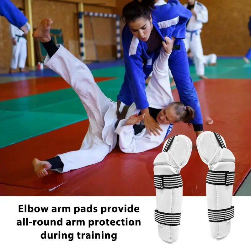 Taekwondo Arm Elbow Guards Kick Boxing Protector Taekwondo Boxing Elbow Protection For MMA Muay Thai Arm Pads