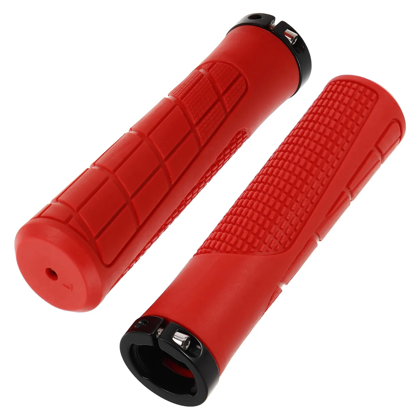 

2 Pcs Bicycle Grips Rubber Comfortable Nonslip Shock Absorption Durable Bike Handlebars Horns Suitable Mountain Road Bikes Kids