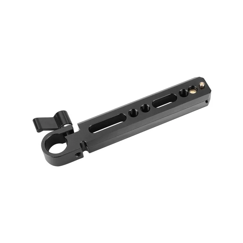 

Double NATO Rail With 15mm Rod Clamp 1/4" Thread Holes For DSLR 15mm Rod Monitor Led Light Photo Studio Accessory
