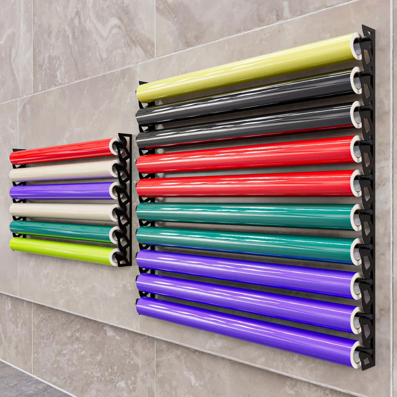Special display rack for car color change film 4S store PET car clothes sun film explosion-proof film display rack