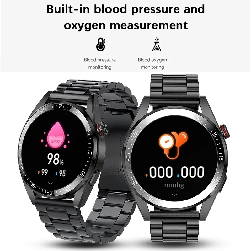 Reloj inteligente para hombre, pulsera con pantalla HD de 454x454, 8 GB de RAM, visualización constante de la hora, Bluetooth, llamadas, música Local, para Android ios