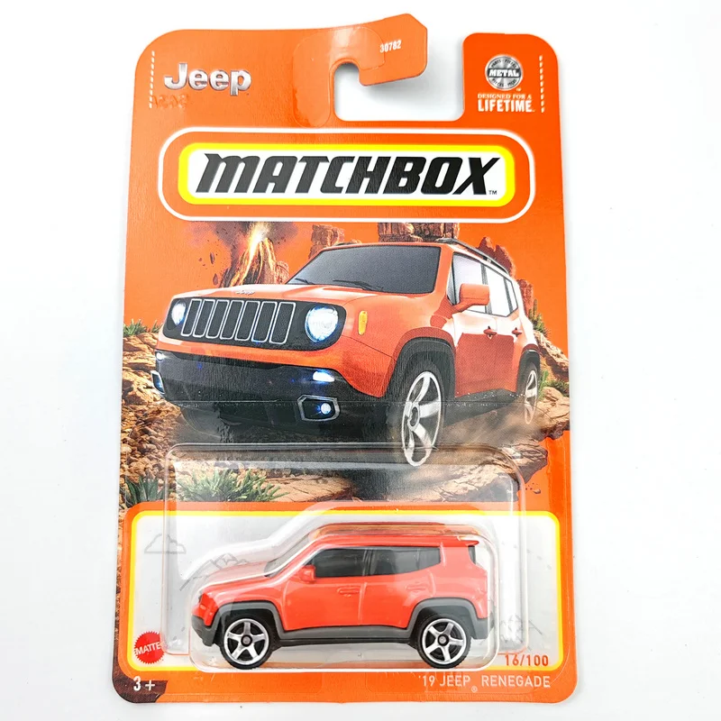 2024 Matchbox Cars  19 JEEP RENEGADE 1/64 Die-cast Model Car Toy Vehicles