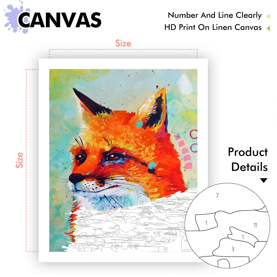 CHENISTORY Painting By Number Complete Kit Kill Time Arte Diy Crafts Animal Aesthetic Room Decor Personalized Gift Frameless Set