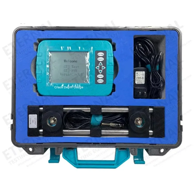كاشف قياس عمق الكراك الخرساني للاختبار