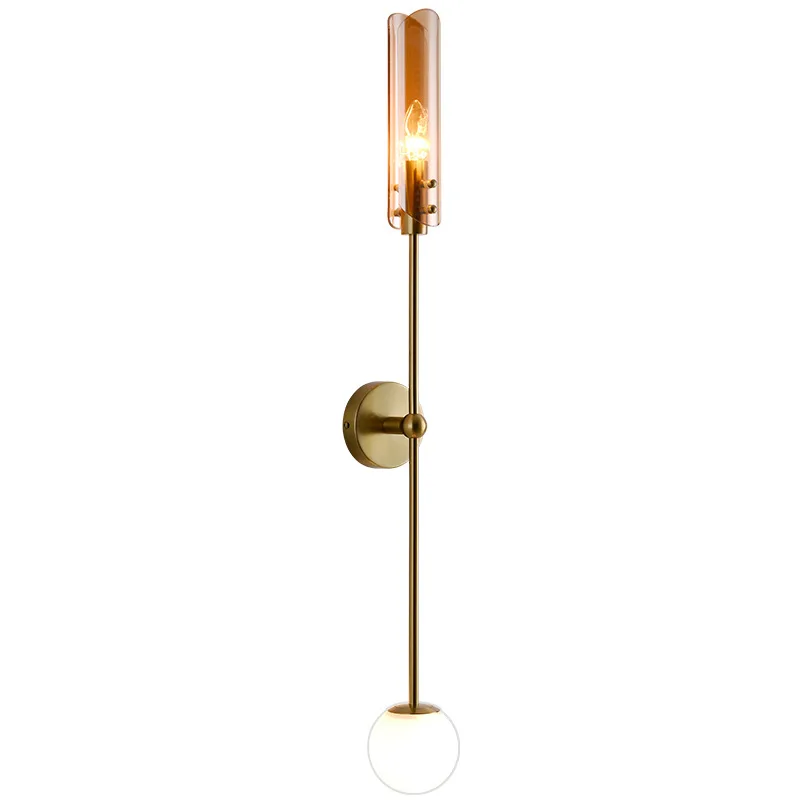 Imagem -06 - Modern Gold Metal Wall Light Quarto Cabeceira Lâmpada Nórdico Simples Sala Fundo Decoração Hotel Engenharia Lâmpadas de Parede