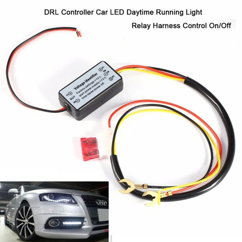 Car Daytime Running Light Controller Intelligent LED Delay Controller Automatic /OFF Harness Controller Module DRL Relays