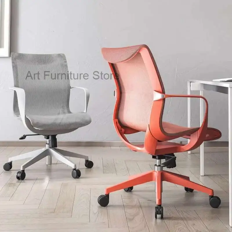 

Computer Rolling Office Chair ‏comfy Swivel Gaming Modern High Back Office Chair Arm Comfortable Silla Oficina Furniture SR50OC