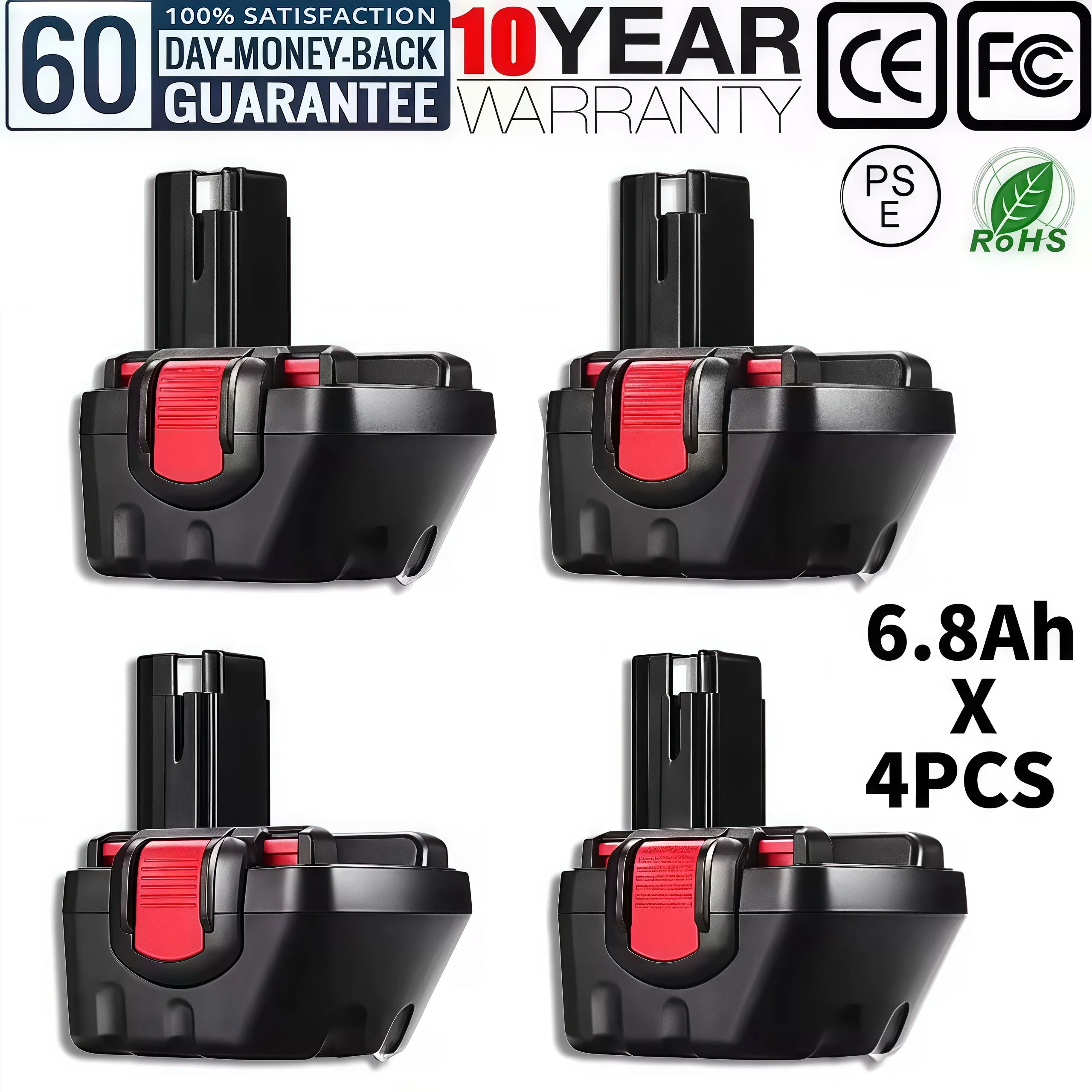 For Bosch 12V screwdriver battery rechargeable 12V 12800mAh PSR BAT043 BAT045 BAT046 BAT049 26073352