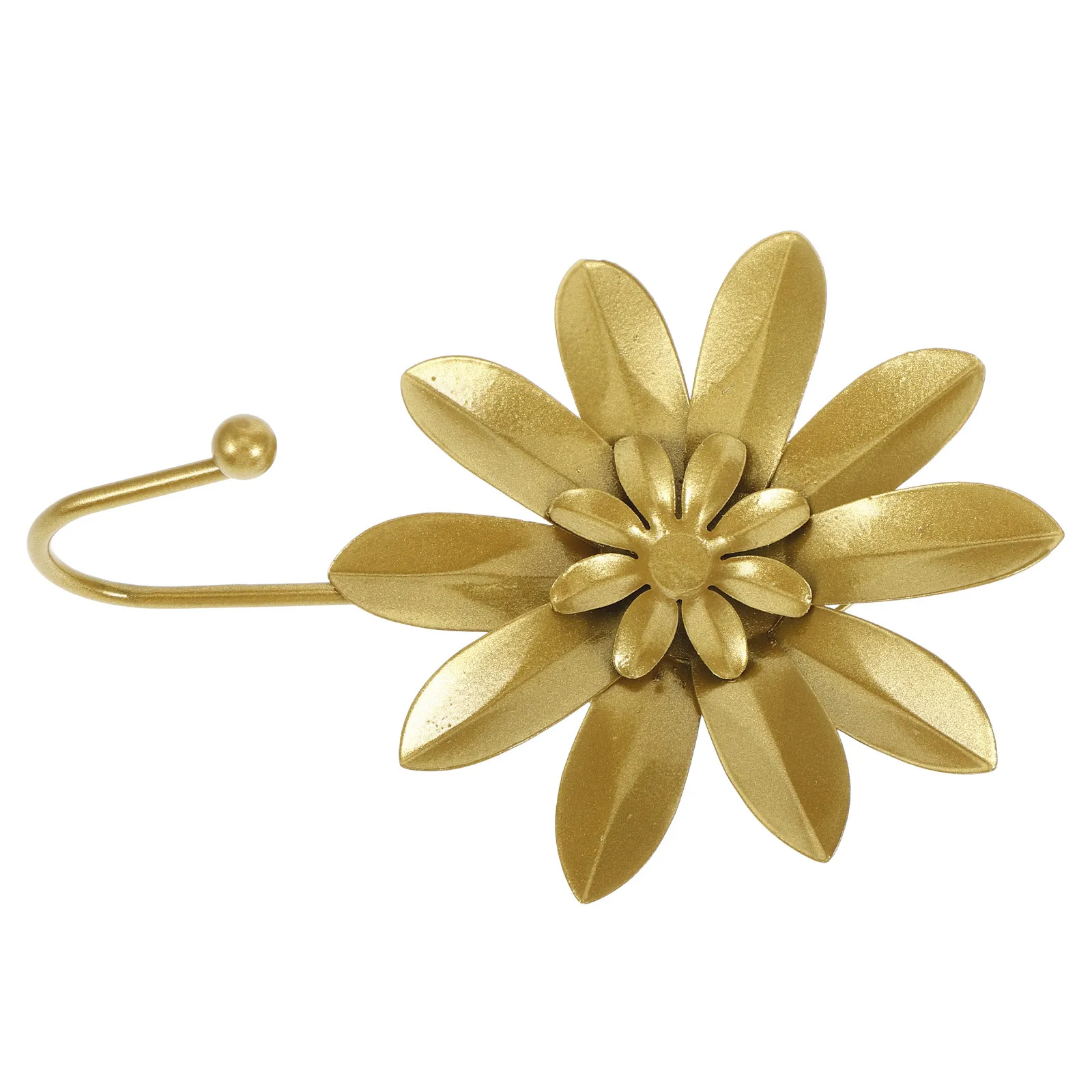 

Metal Wall Hook Flower Design Decorative Hook for Home Bedroom Living Room Dorm Coat Hat Handbag Umbrella Hanging Artistic Wall