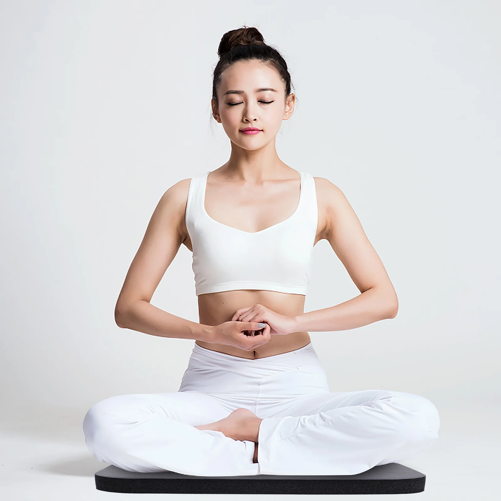 

Garden Kneeling Mat 29X19X15CM Black Yoga Knee Pad Comfortable Support Cushion for Gardening Painting Carpeting