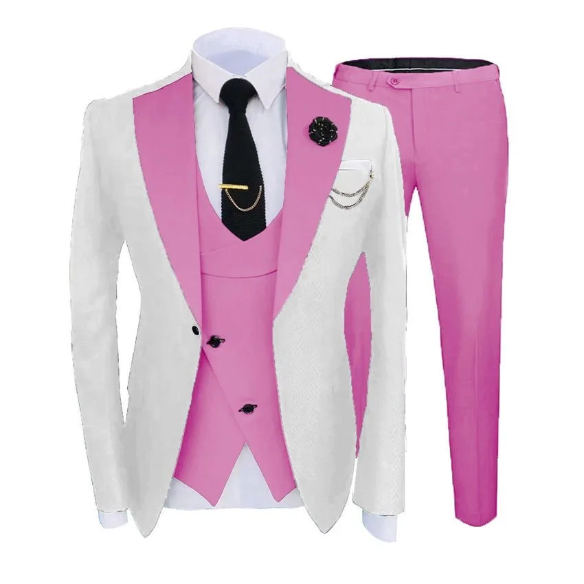 O922Formal jacket Korean style slim fit best man wedding banquet dress host suit