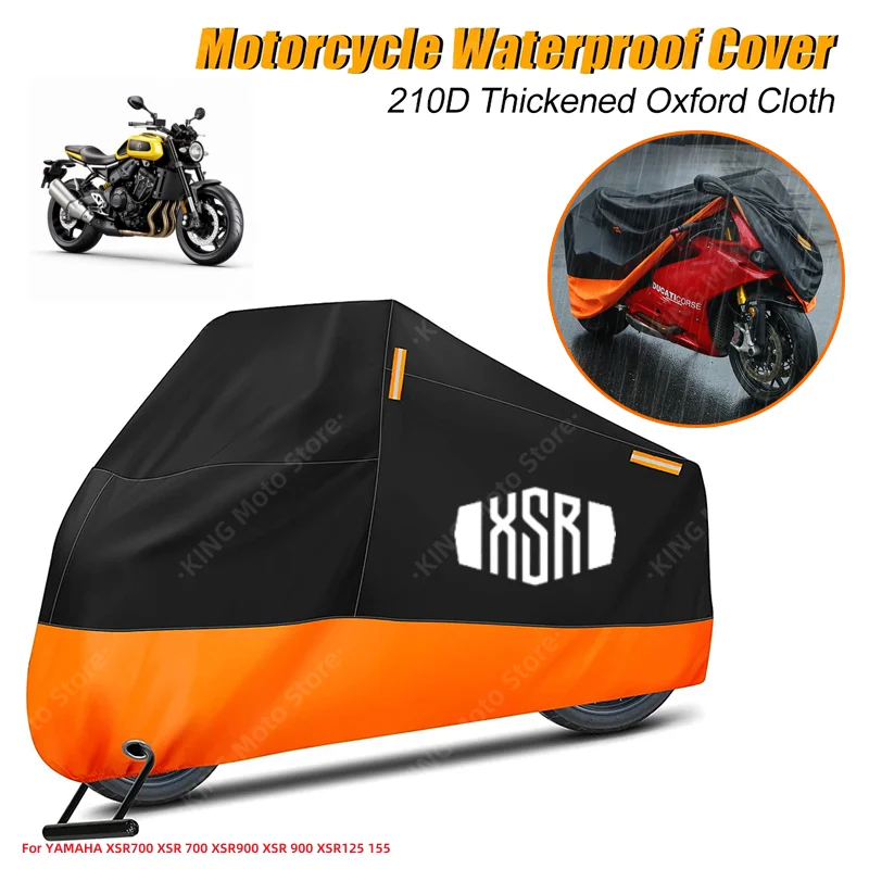 

YAMAHA Cover Waterproof For YAMAHA XSR700 XSR 700 XSR900 XSR 900 XSR125 155 Motorcycle Dust Rain Cover With Reflective Strip