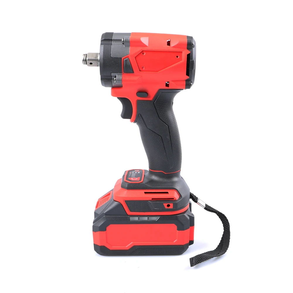 

China Supplier Factory OEM Cordless Impact Wrench Professional Electric 20V Rechargeable Wrench for DIY Battery Powered