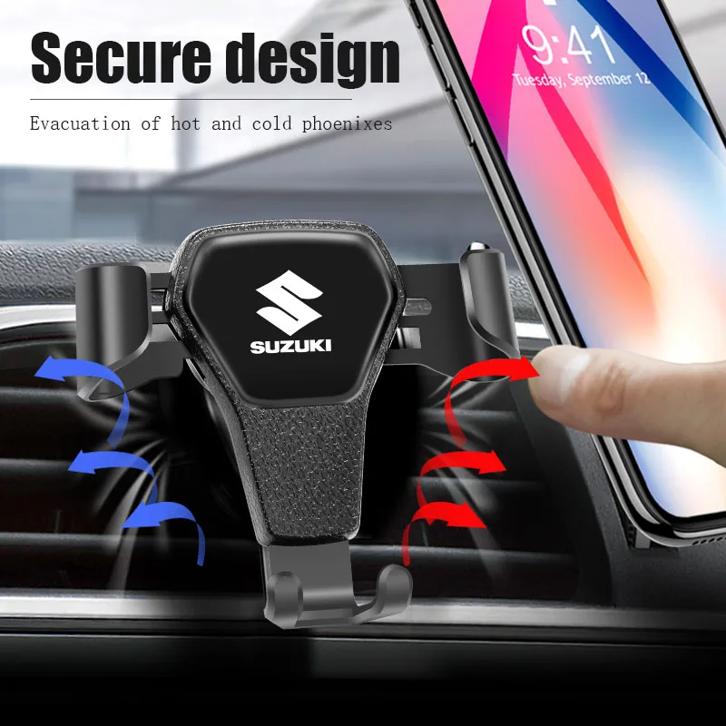 حامل هاتف السيارة الجاذبية الاستشعار السيارات قبضة العالمي قوس لسوزوكي جيمي سويفت الساموراي فيتارا SX4 ألتو كايزر Ingnis DZire #1