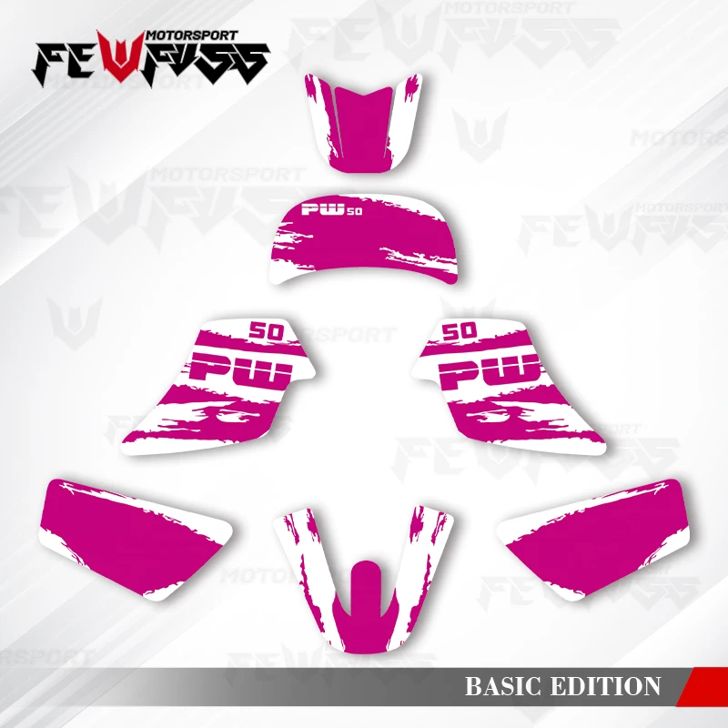 

Fewfuss Graphics Decals Stickers Motorcycle Background Custom For PW50 PW 50 002