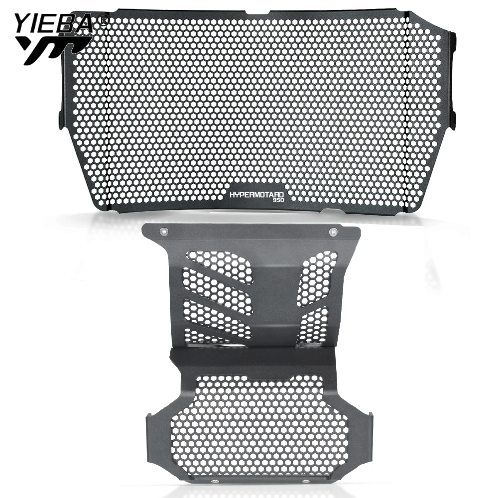 

Radiator Guard And Oil Cooler Guard Set For Ducati Hypermotard 950 SP RVE 2019-2021 2022 2023 2024 Oil Cooler Guard Engine Guard