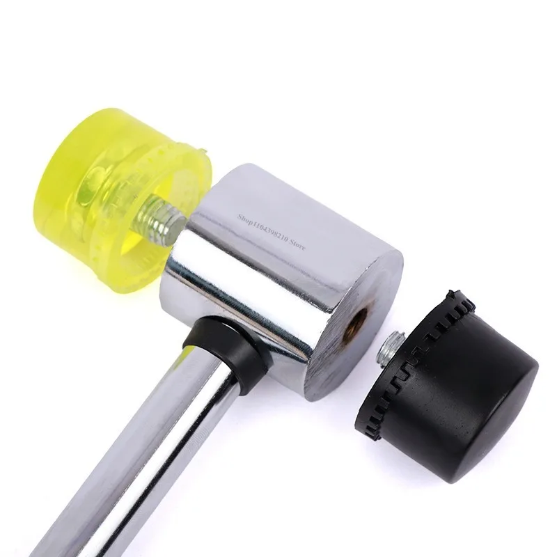 مطرقة مطاطية برأس مزدوج، مطرقة تركيب مطاطية، مطرقة الضرب، بلاط الأرضيات، أدوات تحسين المنزل، مطرقة مطاطية