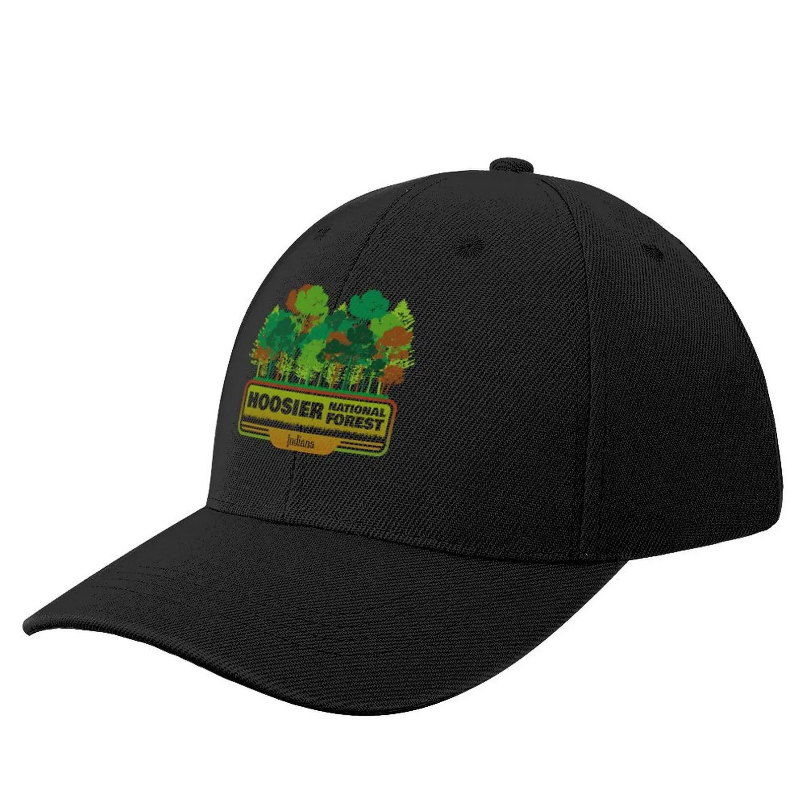 Hoosier National Forest، Indiana، Landscape Trees قبعة بيسبول Sunhat Ball Cap Golf Women Men's