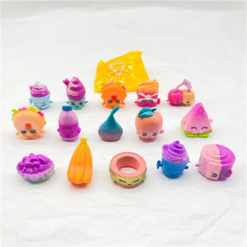 Shopkins Blind Bags Mini Figurines Shopville Fruits Elfs Miniature Toys Collectibles Kids Gifts