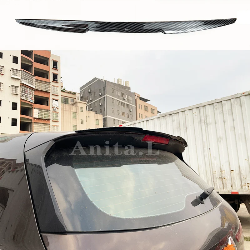 

Rear Roof Lip Spoiler For Renault Koleos 2016 2017 2018 2019 Universal Type Hatchback M4 Style Spoiler ABS Car Trunk Tail Wing