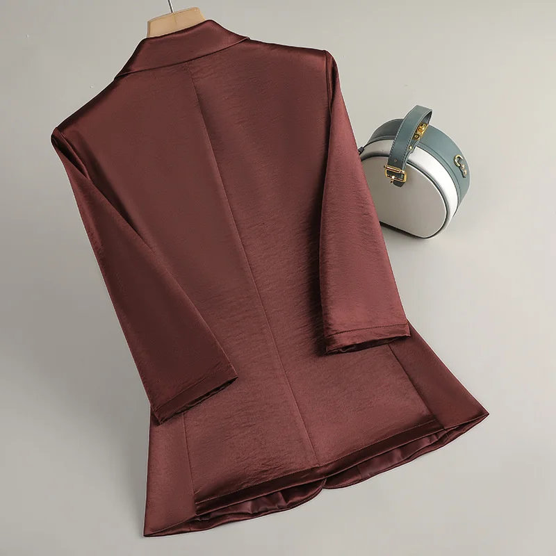 

2026 офисный женский деловой пиджак, женская рабочая деловая одежда, весенний костюм на одной пуговице со средним рукавом, пальто, женская верхняя одежда, топы