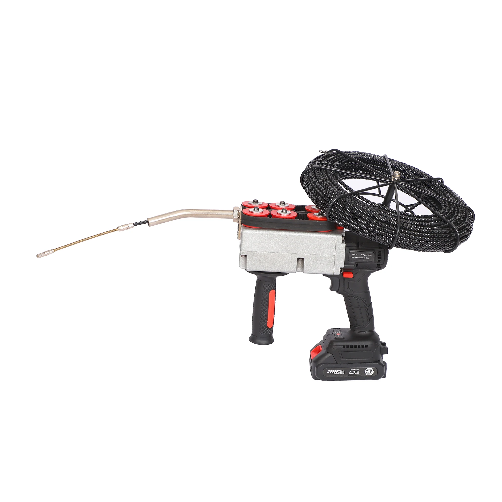 DIY Grade Battery-Powered Brushless Wall Wiring Threading Machine With 300catties Power 40m/min Speed