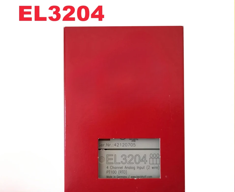 New Original EL3204 EtherCAT Terminal 4-channel Analog Input Module EL 3204 PLC Module