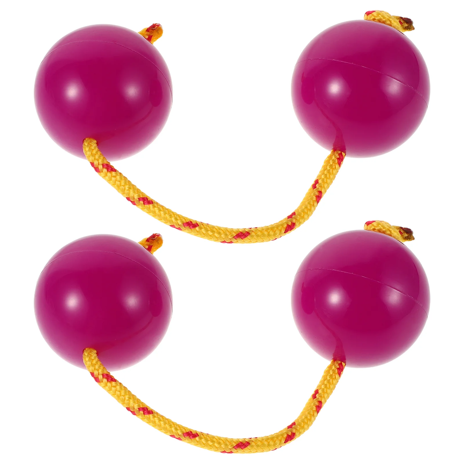

2 Pcs Instruments Maracas Percussion Musical Egg Toys Shakers Rhythm Balls Sand Hammer Violet