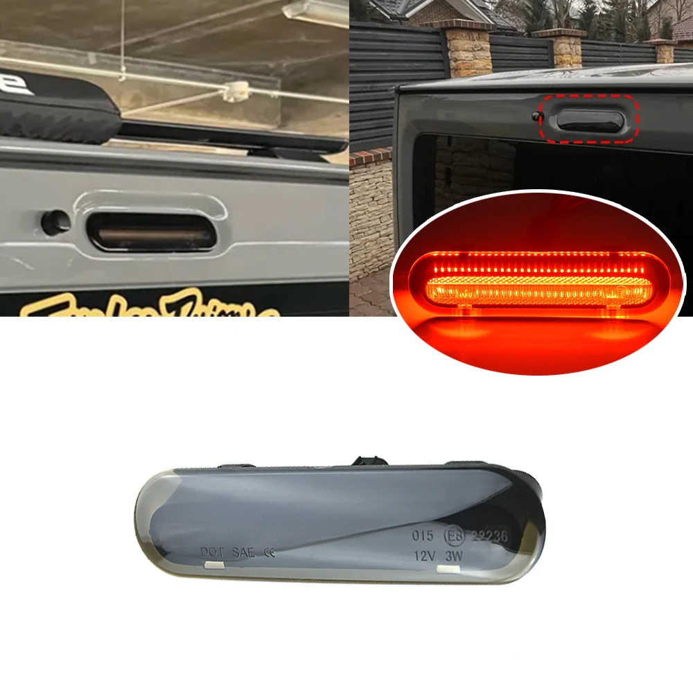 

Автомобильные стоп-сигналы с высоким креплением, красные автомобильные аксессуары 2019 2020 для Suzuki Jimny JB64 JB74 1 шт. светодиодный задний 3-й третий стоп-сигнал грузового света