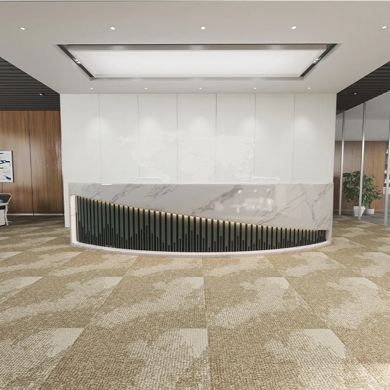 Designer Luxury Reception Desk Display Organizer Office Corner Reception Desk Modern Salon Bancone Reception Home Furniture